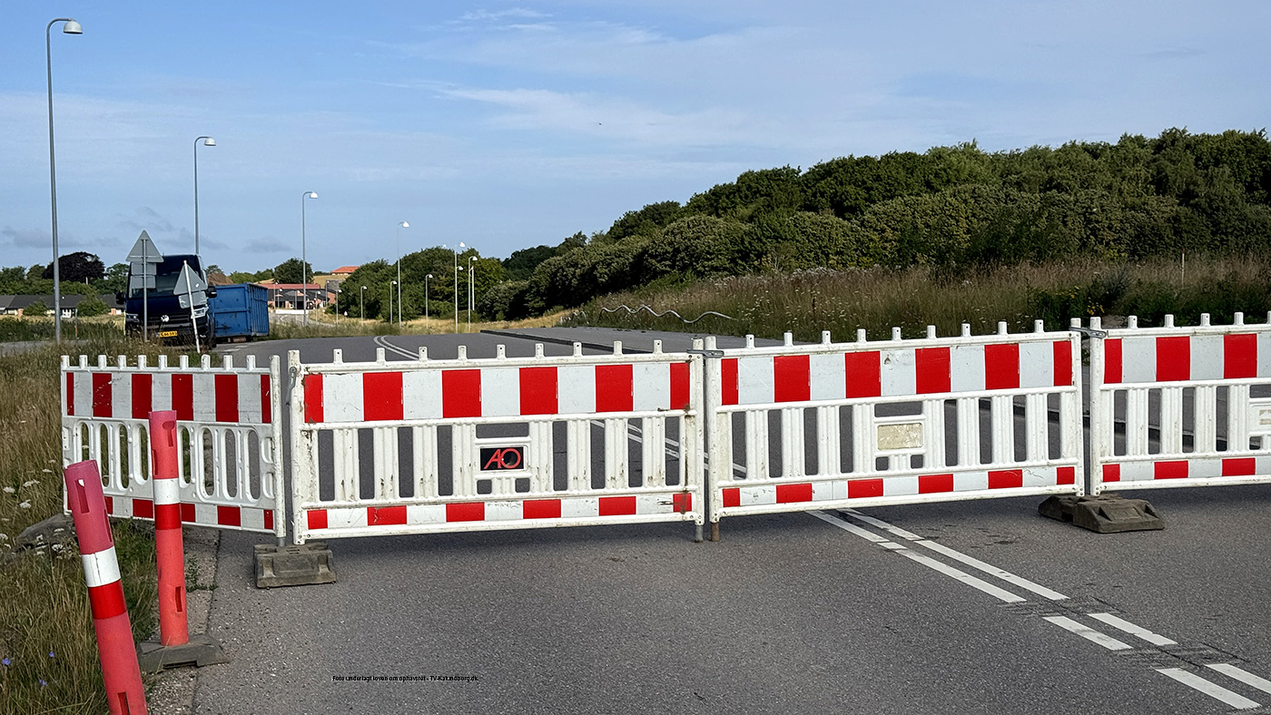 Omfartsvej spærret den næste måned