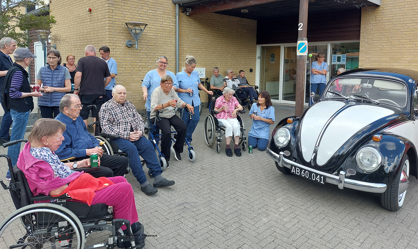 Mandehørm og dækspark på plejecentret