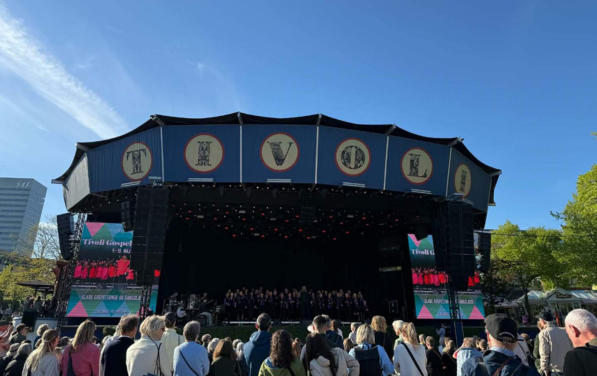 Kalundborg Gospel Choir sang i Tivoli