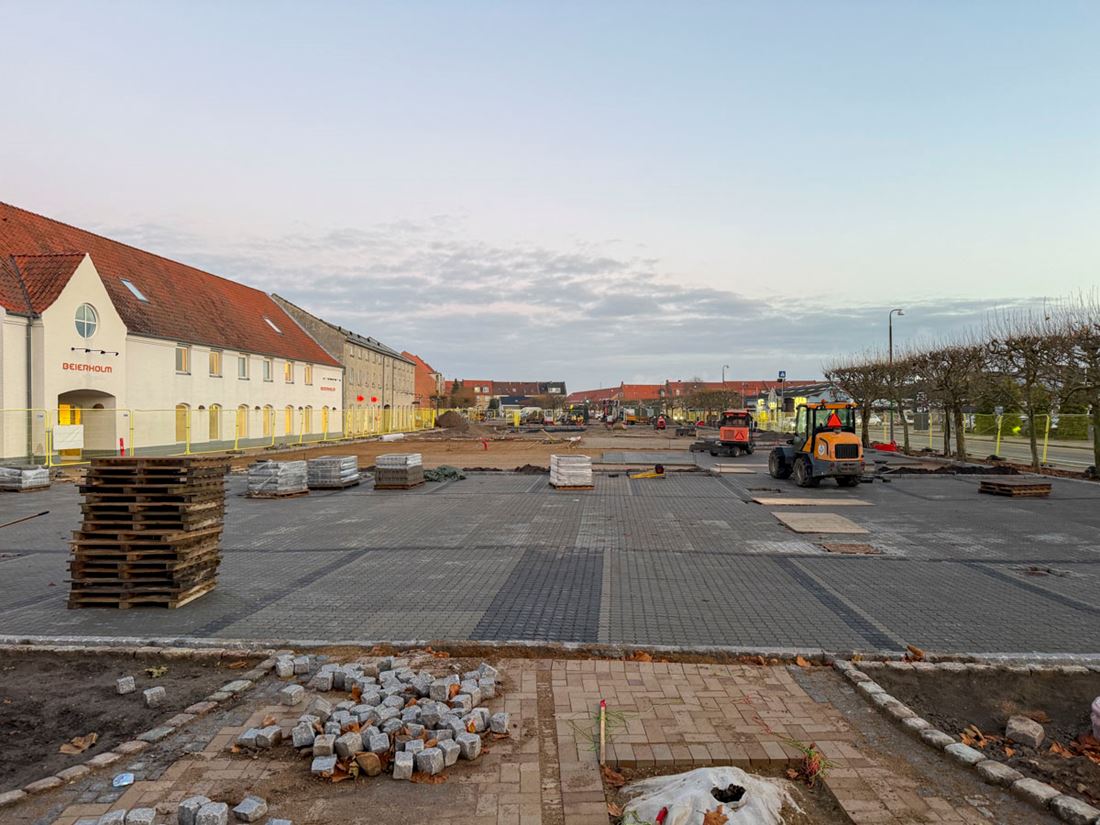 De sidste P-pladser i Bredgade er nu taget i brug