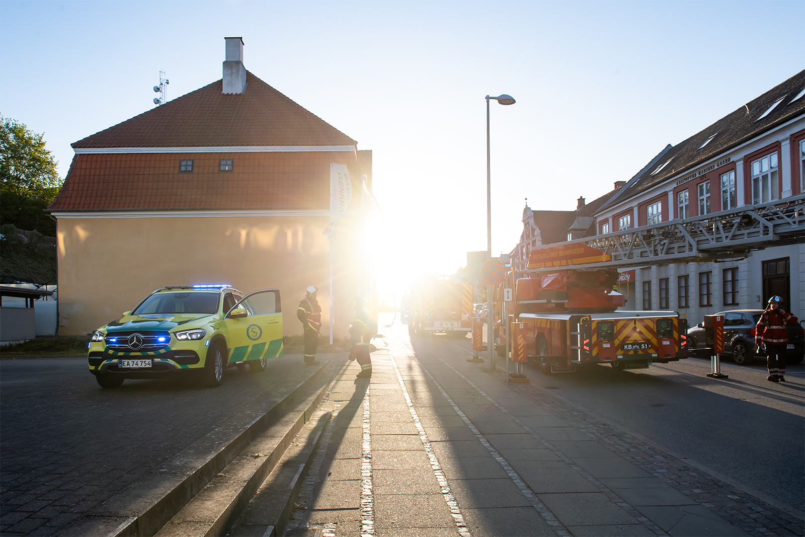 Brandvæsen tilkaldt til brand i Kordilgade