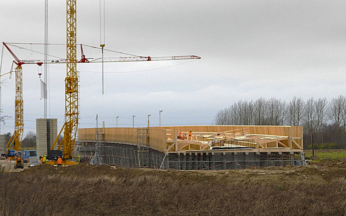 Kæmpe byggeri tager form