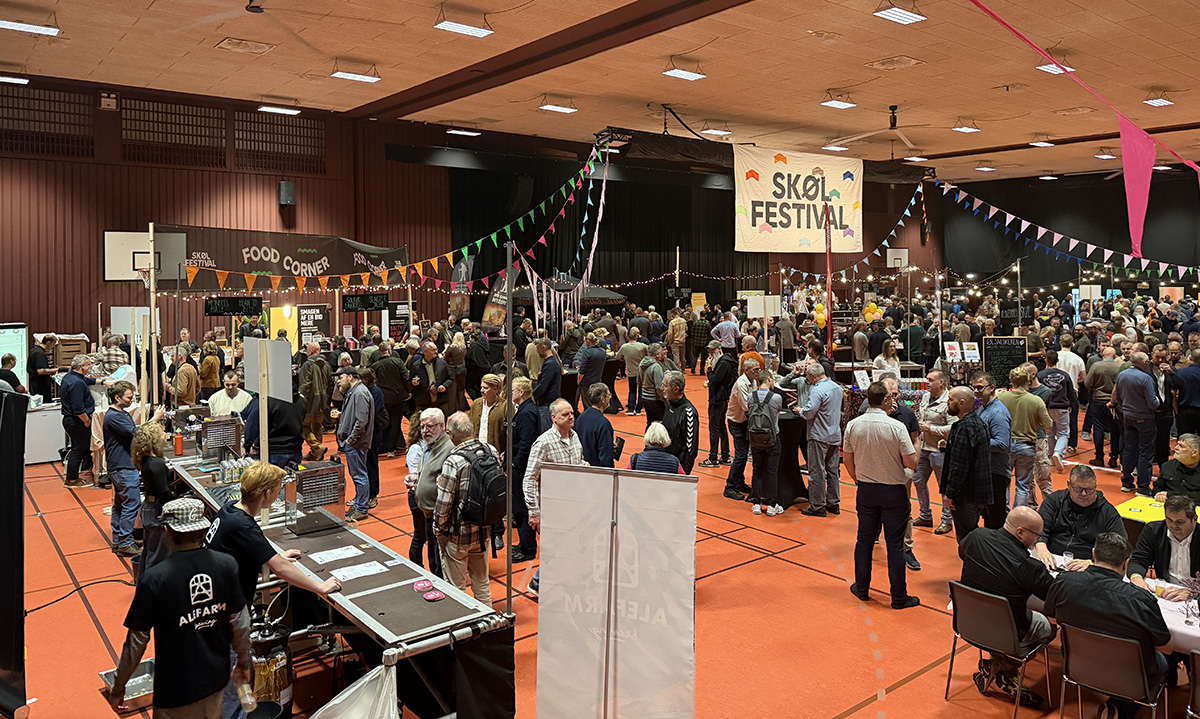 Skøl Festival fylder hallen med øl og lokale smage