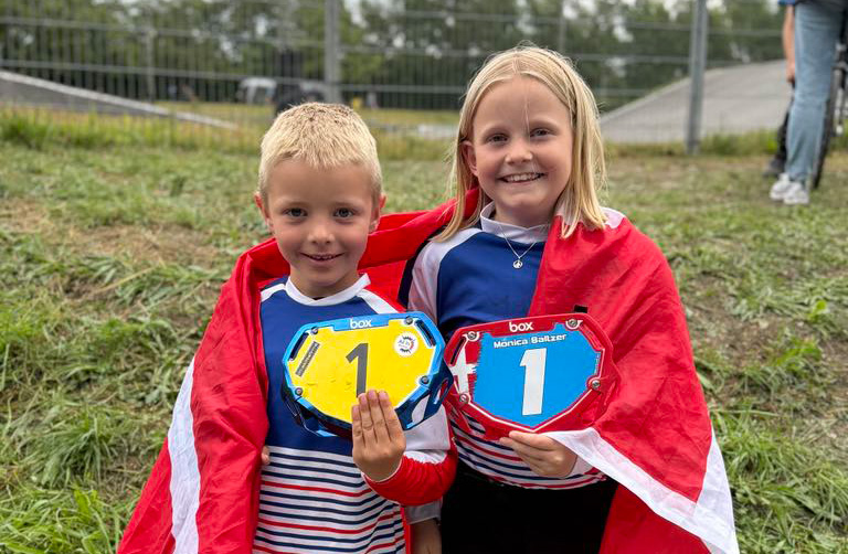 To Danske Mesterskaber til unge BMX-kørere