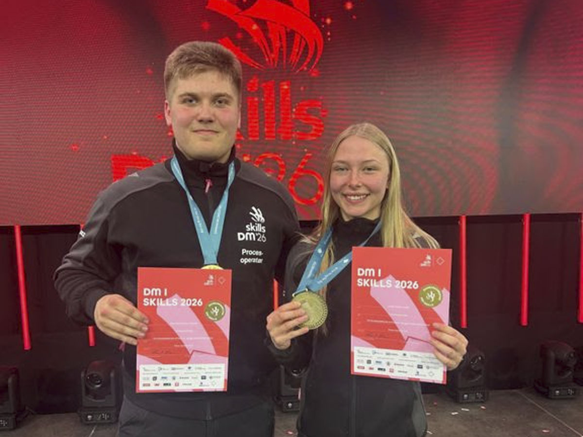 To lokale procesoperatører vandt DM i Skills