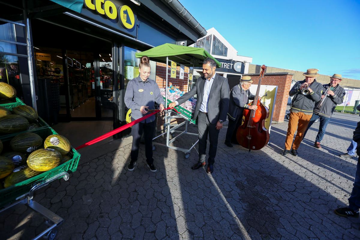 Netto i Høng åbnede med helt nyt koncept