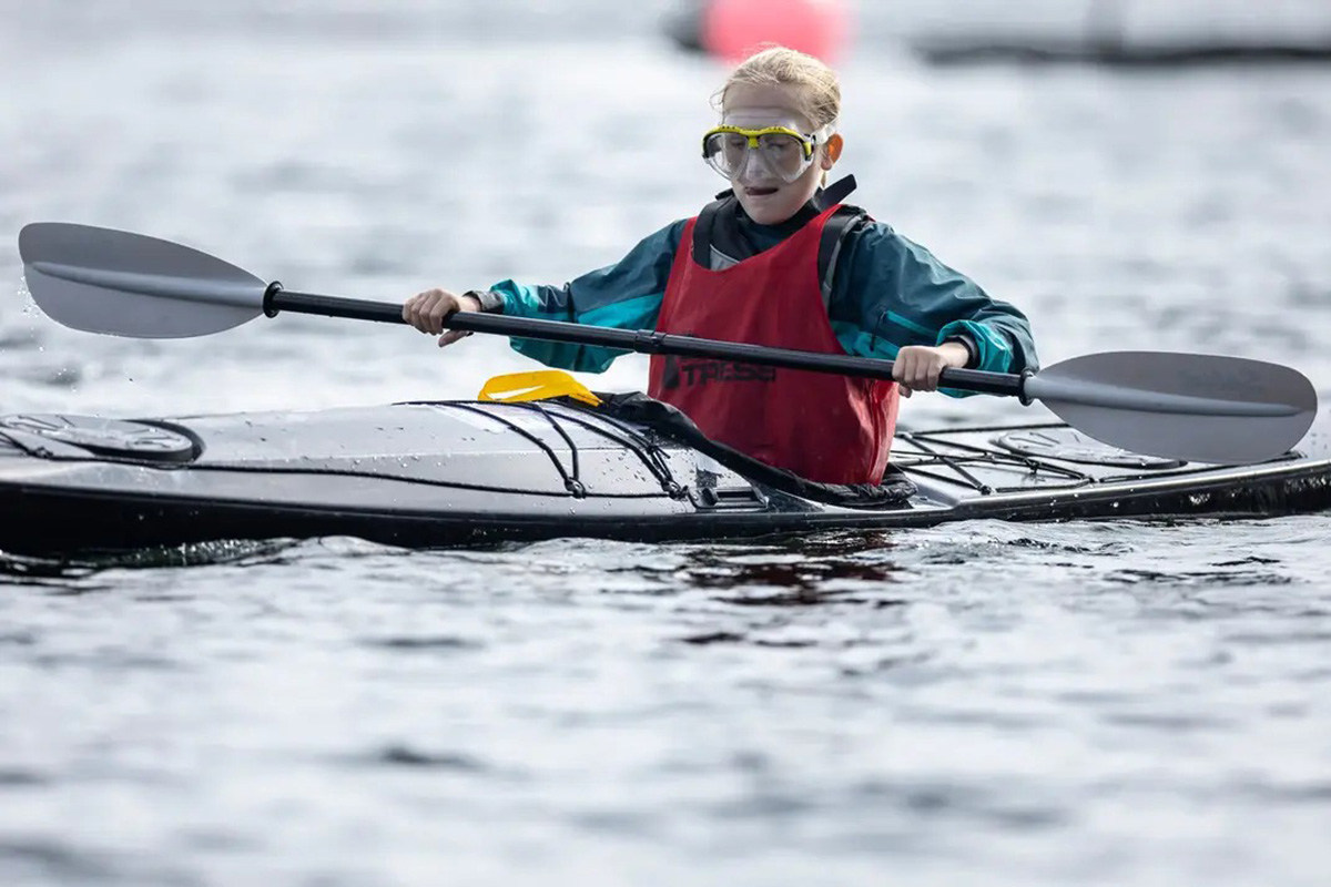 Tilde har vundet guld ved DM i havkajak for 3. år i træk