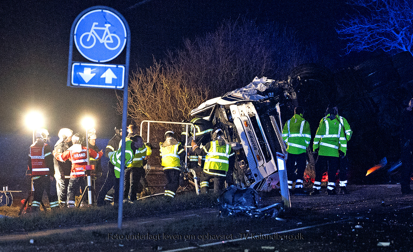 To dræbt i voldsomt færdselsuheld