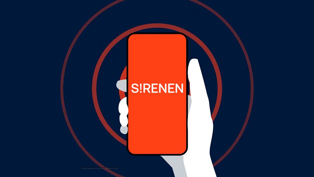    Test af sirener og varsling på mobilen