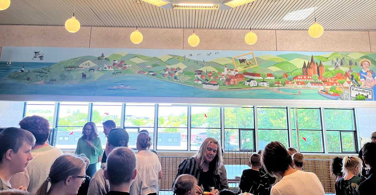 En indbydende skole i børnehøjde