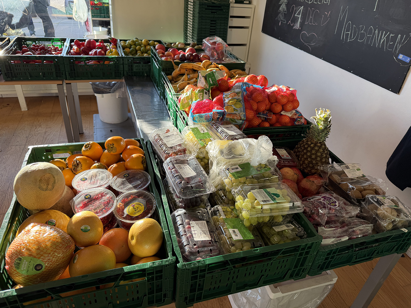 Overskudsmad til stor glæde for mange juleaftensdag