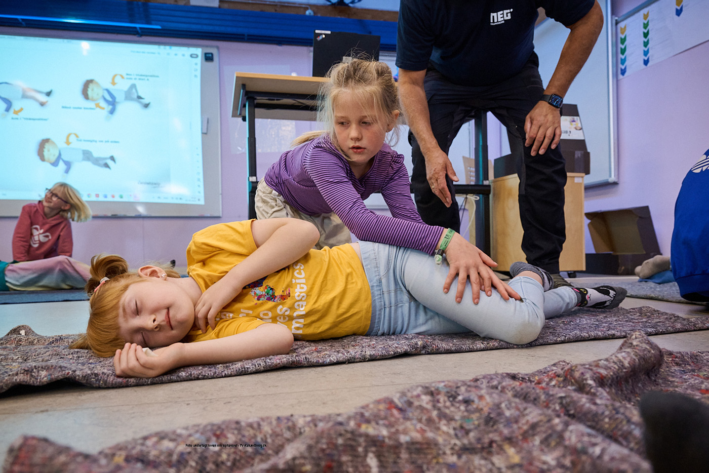 De mindste lærer at redde liv