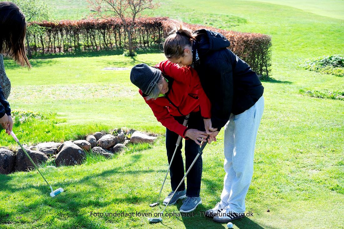 Familiedag på golfbanen