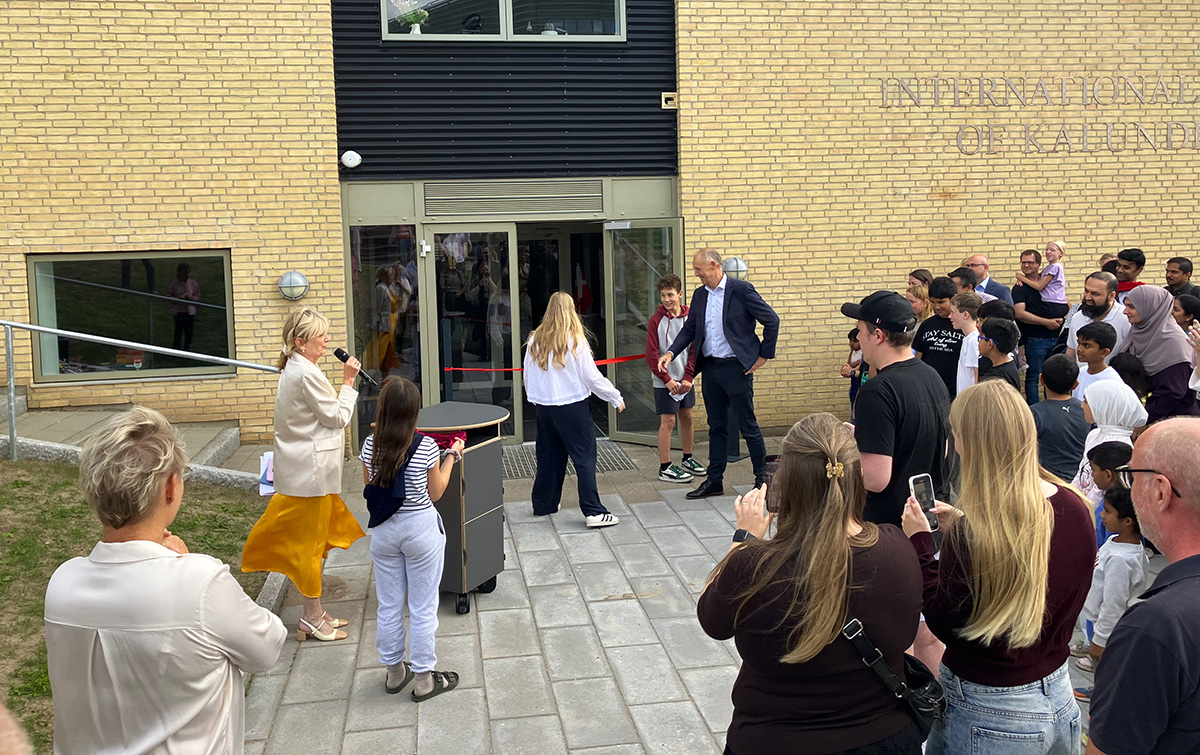 Den internationale skole er nu officielt åben