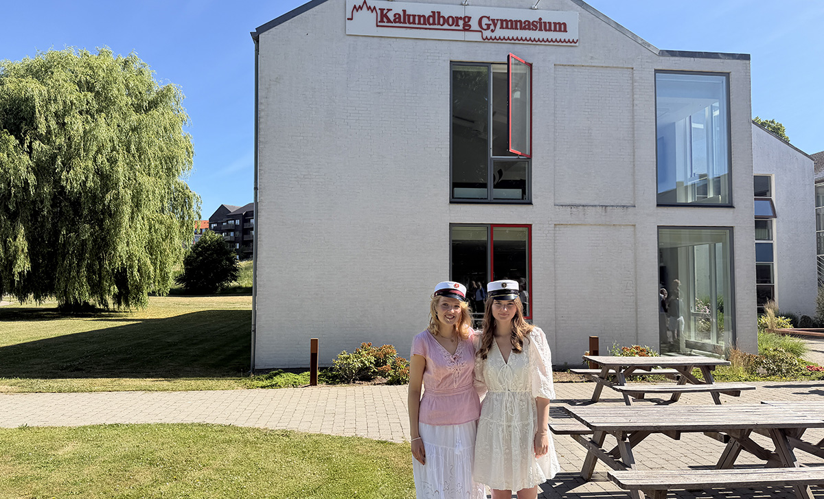 De første studenter har fået huen på i Kalundborg