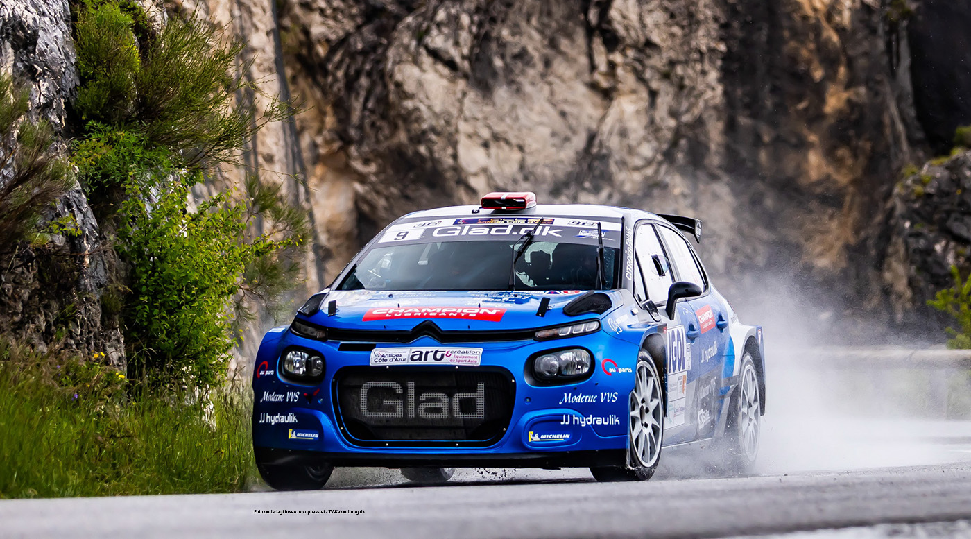 Deltager for første gang i år op i en afdeling af Dansk Super Rally