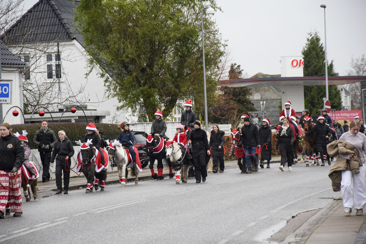 Hesteoptog trak julen helt ind i Høng