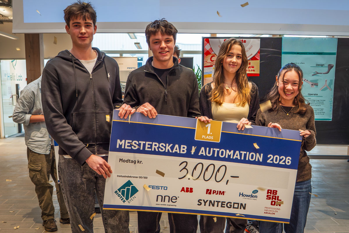 Kreative HTX-elever dystede på Absalon Kalundborg