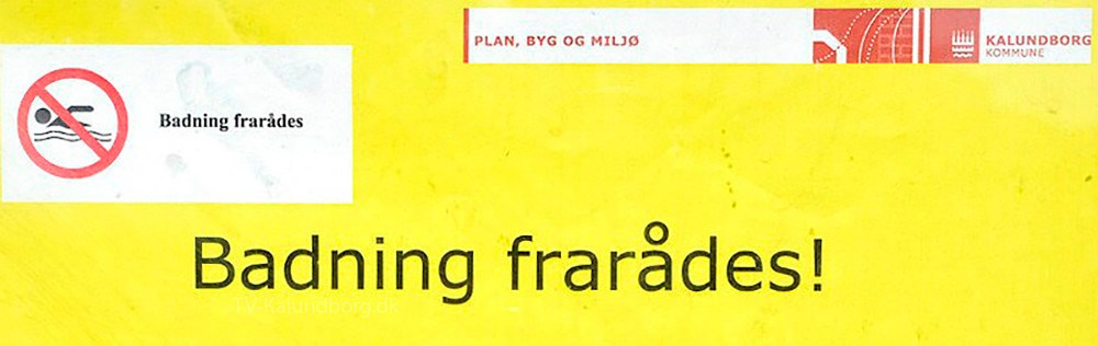 Badning frarådes ved offentlig strand grundet bakterier