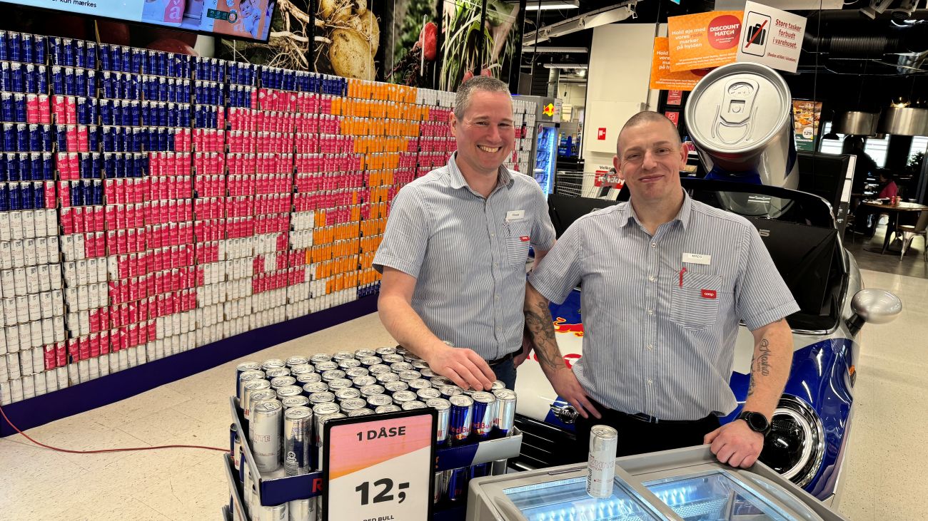 Red Bull bil er tjekket ind i Kvickley