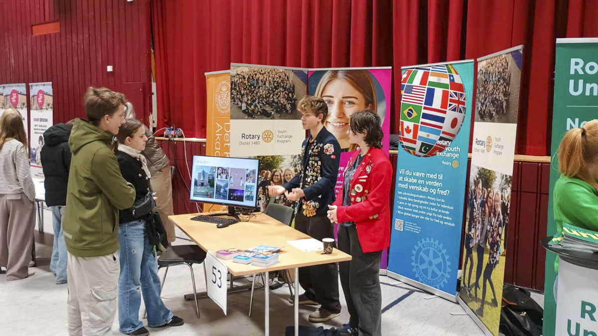 Rotary søger værtsfamilier og unge, der vil på skole et år i udlandet