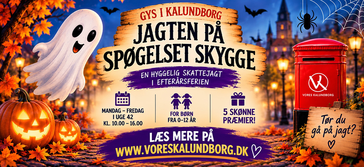 Børn kan gå på spøgelsesjagt i Kalundborgs midtby