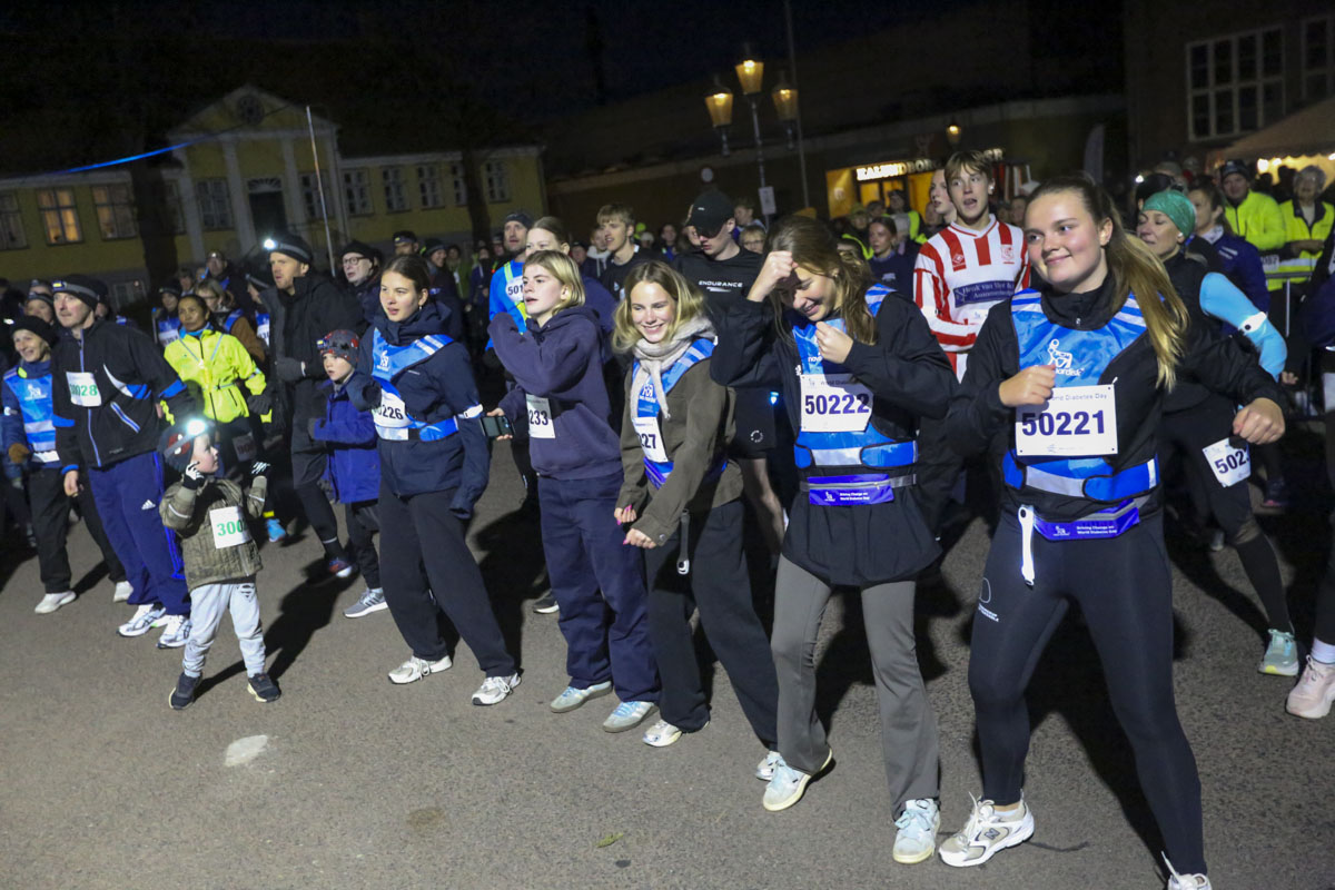 Diabetesløbet fik en kold start