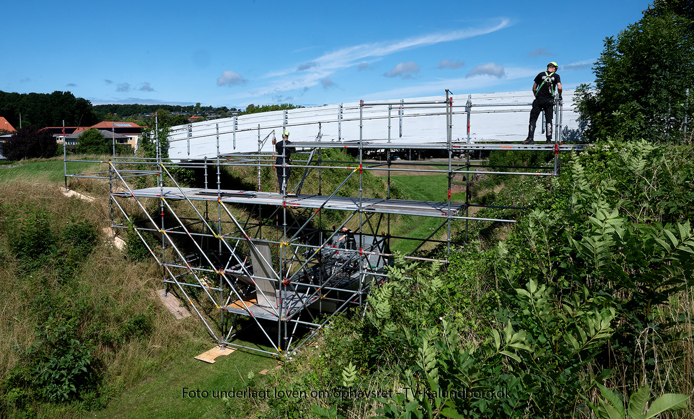 Midlertidig ’Dronningebro’ sikrer adgang til Middelalderfestival