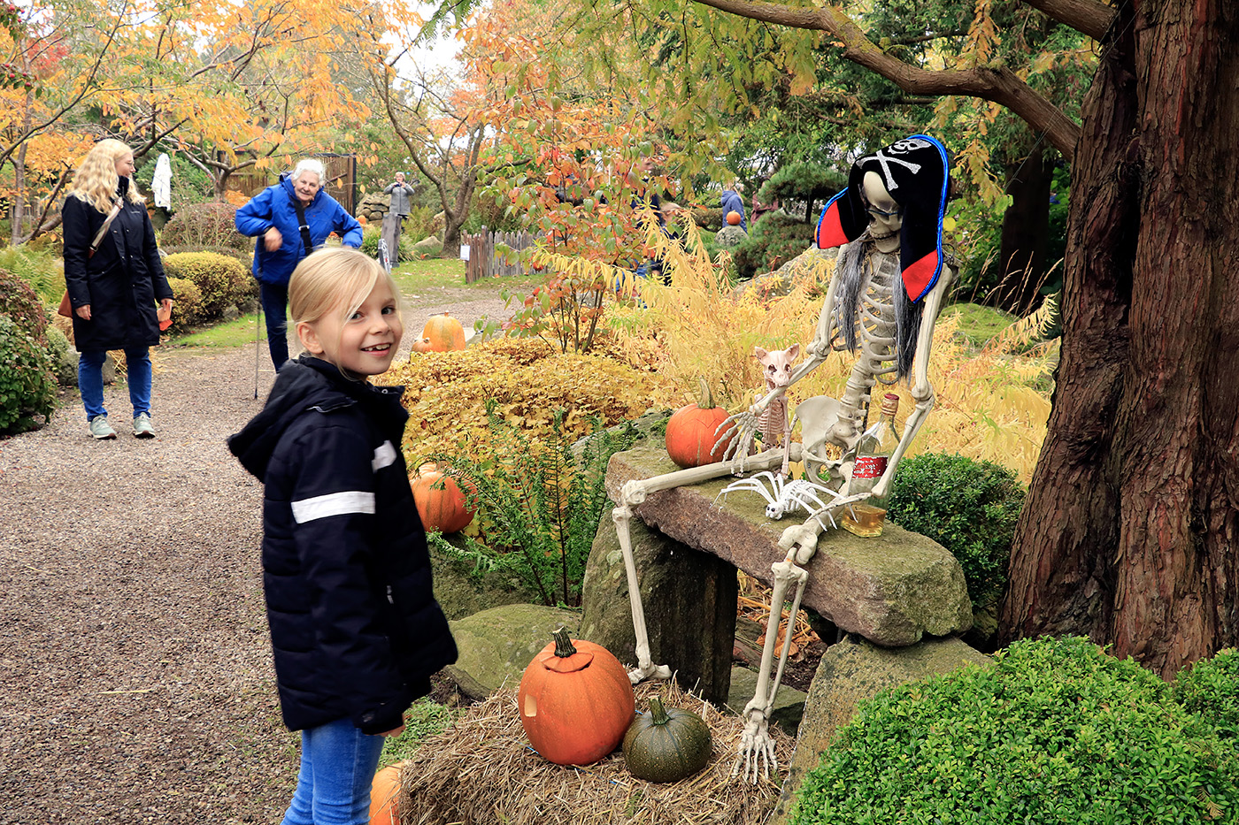 Årets Halloween i Birkegårdens Haver