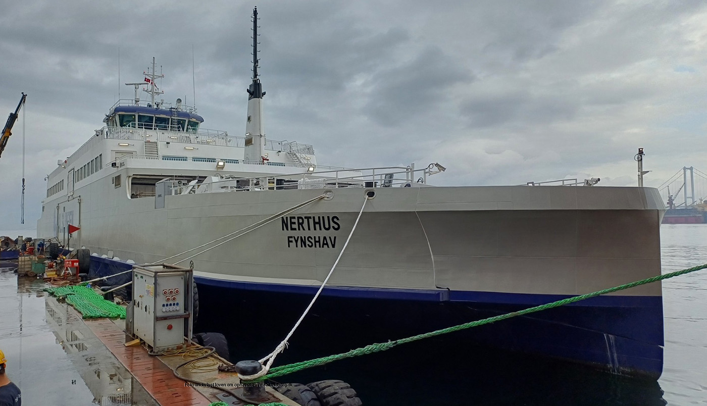 Ny Elfærge er begyndt sin lange tur mod Kalundborg