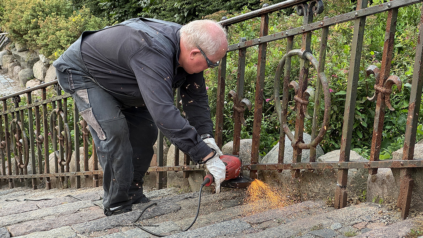  Redningsaktion for Møllebakketrappens historiske gelænder er sat i gang