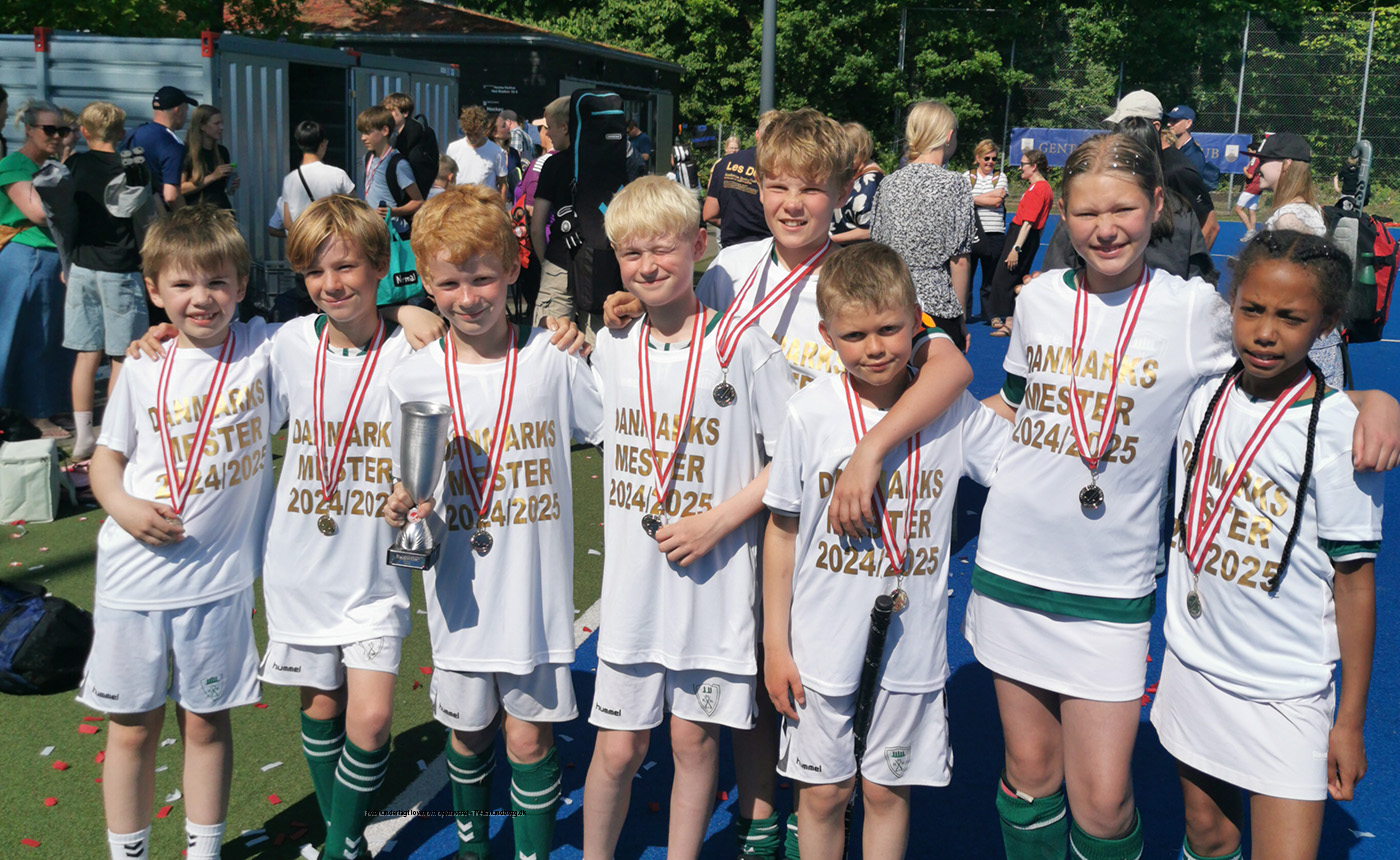 U10 hold vandt danmarksmesterskabet